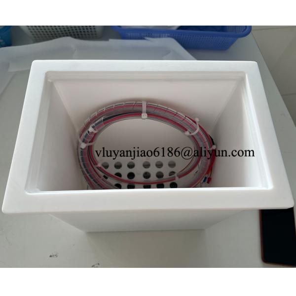 Etching PTFE Tank With PTFE Frame Heater For Semiconductor Manufacturer and electroplating tank