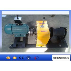China Heavy Duty Electric Cable Pulling Winch 8 Ton 5.5KW Rated Load Two Brake Installment supplier