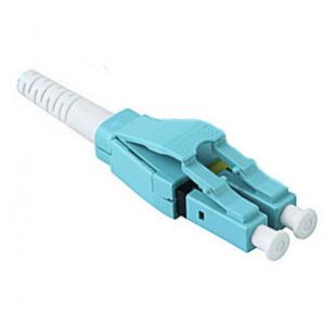 LC OM3 Duplex Uniboot Fiber Optic Connector  RohS Material,aqua color