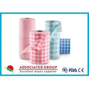 Spunlace Viscose And Polyester (PET) Non Woven Fabric Roll Colorfu Printed