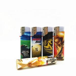 China Customized Windproof Cigarette Lighter Football Wrapping Paper And Customized supplier