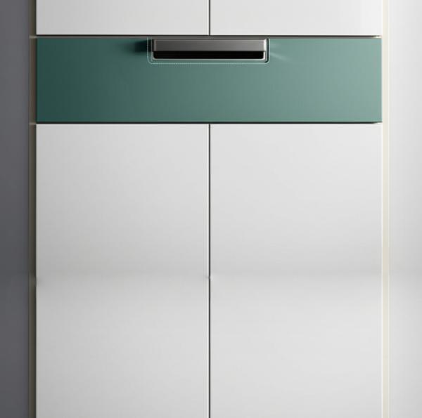 MJMHD Customizable Drawer Front Panel, CYDP-002 Model, ENF Grade Particleboard/MDF with Eco PVC Leather, Edge-Banded and Hardware Handle