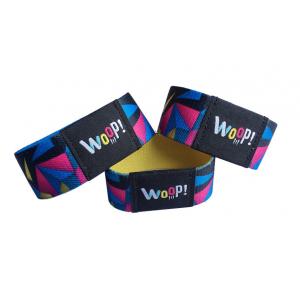 China Nfc UHF RFID Fabric Wristband Festival Band For Social Distancing supplier