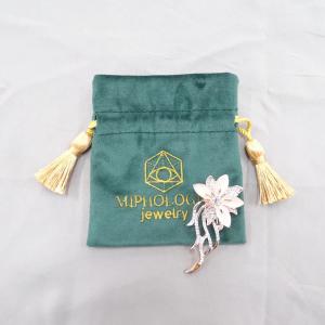 China Silk Screen Printing Custom Tarot Card Pouch Velvet Tarot Bag supplier