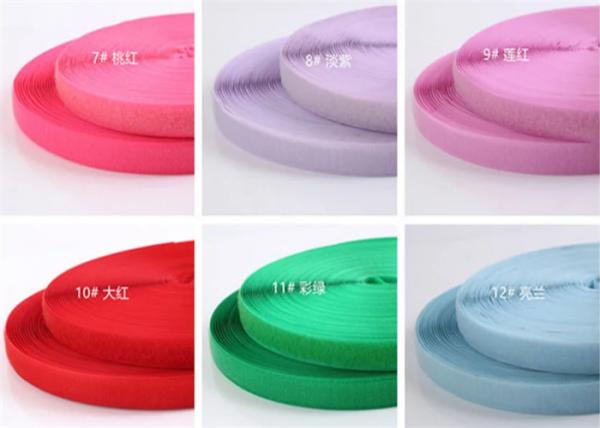 Grade 100% Nylon Velcro / Green Hook & Loop Adhesive Velcro Tape Strapes