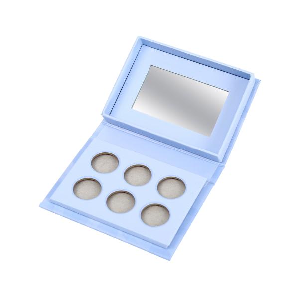 China CMYK imprimant le grand fard à paupières vide Pan Eyeshadow Palette With Mirror palette/6 supplier
