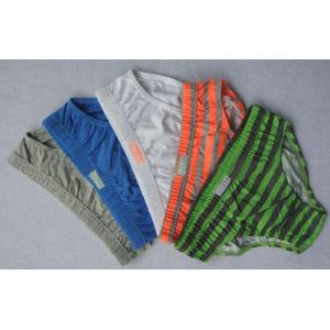 China Eco Friendly Stripe 100 Polyester Organic Boys Underwear Thong supplier