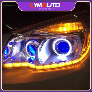 China 12V Daytime Running LED Lights Waterproof Car Gem LED Light Bar DRL Flowing Turn supplier