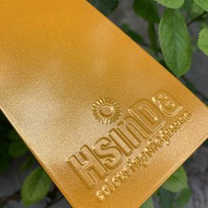 China Metallic Gold Powder Coating , Powder Paint Furniture Coating supplier