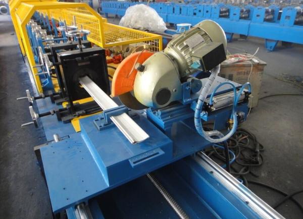 Automatic 77mm PU Foam Rolling Shutter Slat Cold Roll Former Machine With Material Thickness 0.4mm - 0.6mm