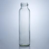 China 300ml Round Food Glass Jar for Milk Juice Fruit Tea Decal and Surface Handling on sale