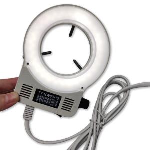 China White Circle LED Ring Light For Microscope 	ESD Safe Tools supplier