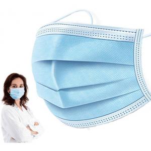 China Disposable Earloop Face Mask Skin Friendly Low Sensitivity 3 Ply Non Woven Face Mask supplier