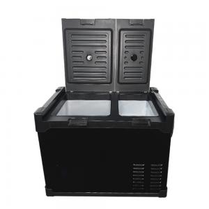 China Multifunctional 12V Outdoor Car Fridge with R134a/R600a Compressor and 55L Capacity supplier