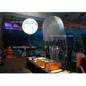 Warm / Neutral White LED Balloon Luminaid Inflatable Light Advertising Logo Customized