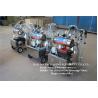 China Surge Vacuum Mobile Milking Machine For Cow , Single / Double Bucket wholesale