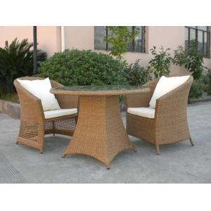 Outdoor Rattan Furniture Sofa Chair Set For Garden / Patio Brown