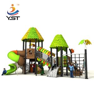 China Amusement Park Free Play Outdoor Playground Slides Equipment Surfact Mounting supplier
