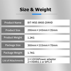 China 8K60 大型スクリーン パラレル使用 マルチモニター スプリッタ 2イン4アウト マルチスクリーン ビューア 2x2 ピクセル対ピクセル マルチスクリーン エクスパンダー wholesale