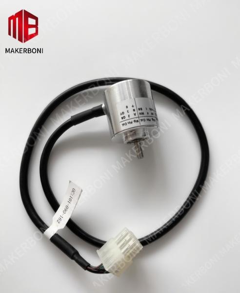 High-Precision 250 PPR Industrial Encoder (101-909-162) - Molex Connector for CNC & Auto-Cutters