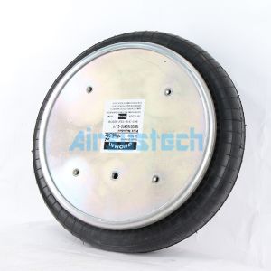 China Contitech FS 960-12 CI Suspension Air Spring 4×M12 Boulons style continental à bascule supplier