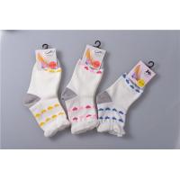China Slip Resistant 100 Cotton Socks For Toddlers , Keep Warm Cute Baby Socks on sale