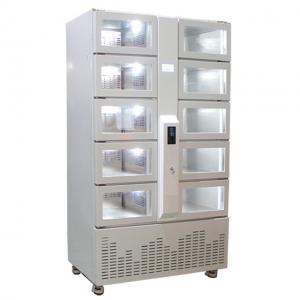 China Smart Temperature Controlled Refrigerated Lockers 240V For Meat Egg 7 / 15 Inch supplier