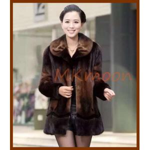 mink fur coat -215#