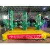 Waterproof 3×2M Tarpaulin Inflatable Cactus Game Bouncer