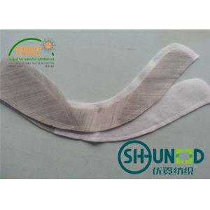 China Eco Friendly Garments Accessories Sleeve Head Fabric With Hair Interlining supplier