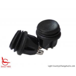 RC Round Waterproof Power Switch, Φ 20mm, ON-OFF-ON, 3 Terminals, UL, VDE, ENEC.