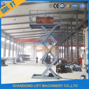 China CE 1T 4M Lightweight Scissor Lift Table For Cargo Moving supplier
