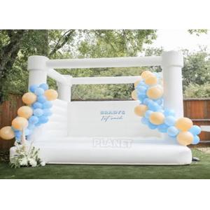 China Modern Outdoor Luxurious Jumping Bounce Large White Inflatable Bounce House supplier