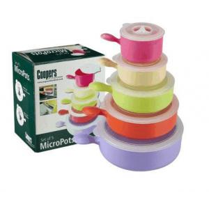 Home Microwave Oven Accessories , Microwave Bowls For Cooking With Lids