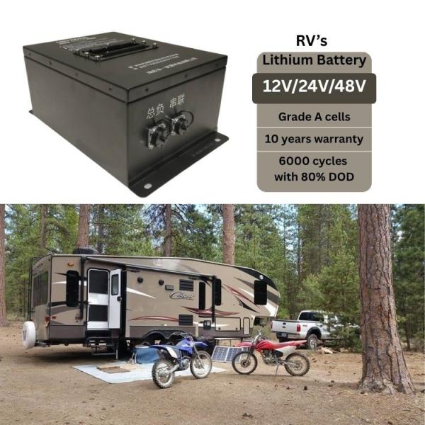 Customized 100Ah To 400Ah LiFePO4 Lithium Battery For RV Boat Solar System