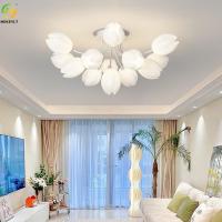 China Design Sense french cream tulip G9 Ceiling Light For Living Room Bedroom on sale