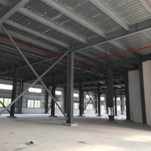 China Prefabricated Building AISI Steel Frame Warehouse Construction supplier