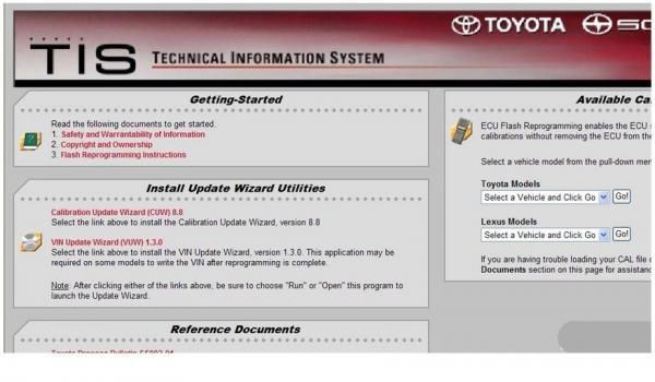 Toyota ECU Flash Reprogramming DVD, Automotive Diagnostic Software