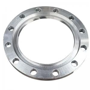 China Gr5 Alloy Titanium Flat Welding Flange Class 150 Slip On Flange Natural Gas Pipe Fittings supplier