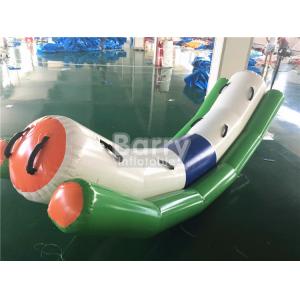 Commercial Grade Inflatable Toys Water Teeter Totter Seesaw For 4 Peoples On Water