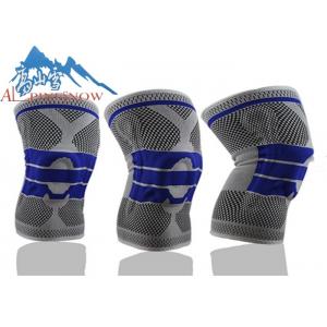 Silicon Elastic Knitted Knee Support Strap For Sport Free Sample