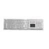 China Self Service Kiosk IP65 Waterproof Industrial Stainless Steel Metal Keyboard With Touchpad wholesale