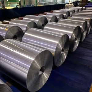 China Aluminum Alloy 8011 Aluminum Foil (0.02–0.04mm, Customizable Width, Double-Sided Reflective Layer) for Automotive Insulation Pad wholesale