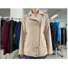 China Ladies Melton Jacket / Women'S Zipper Jacket / Beige Color Metal Zipper wholesale