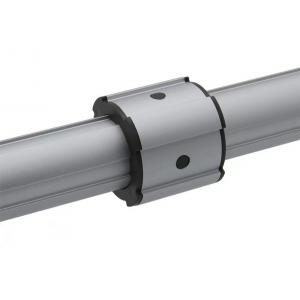 D28mm Aluminum Lean Tubes Pipe Rack System Rotary Bearing 13 Degree