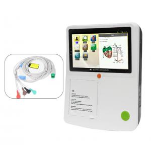 China 3 Channel Ecg Ekg Heart Monitor Electrocardiogram Machine With PC Software supplier