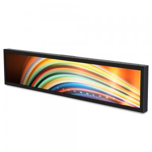 China Android 4.4.4 28.5 Inch Stretched Bar LCD Display 2560×1080 supplier