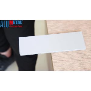 China 1220MM ACM Exterior Fire Retardant Aluminium Composite Panel 4MM Light Antibacterial SGS wholesale