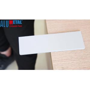 1220MM ACM Exterior Fire Retardant Aluminium Composite Panel 4MM Light Antibacterial SGS