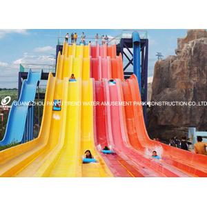 China Theme Park Custom Water Slides Steel Structure For Hotel / Resorts Used supplier